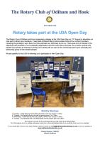 Latest Rotary article